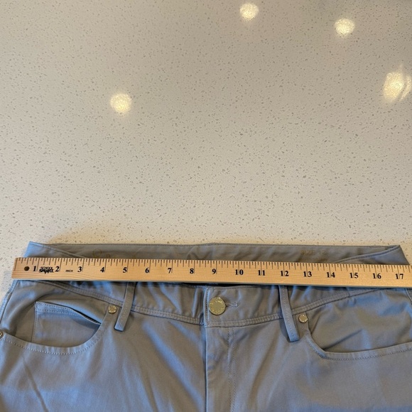 Lilly Pulitzer Worth Jeans in Palm Beach Grey Season-less Soft Stretchy Size 12 - Picture 11 of 15